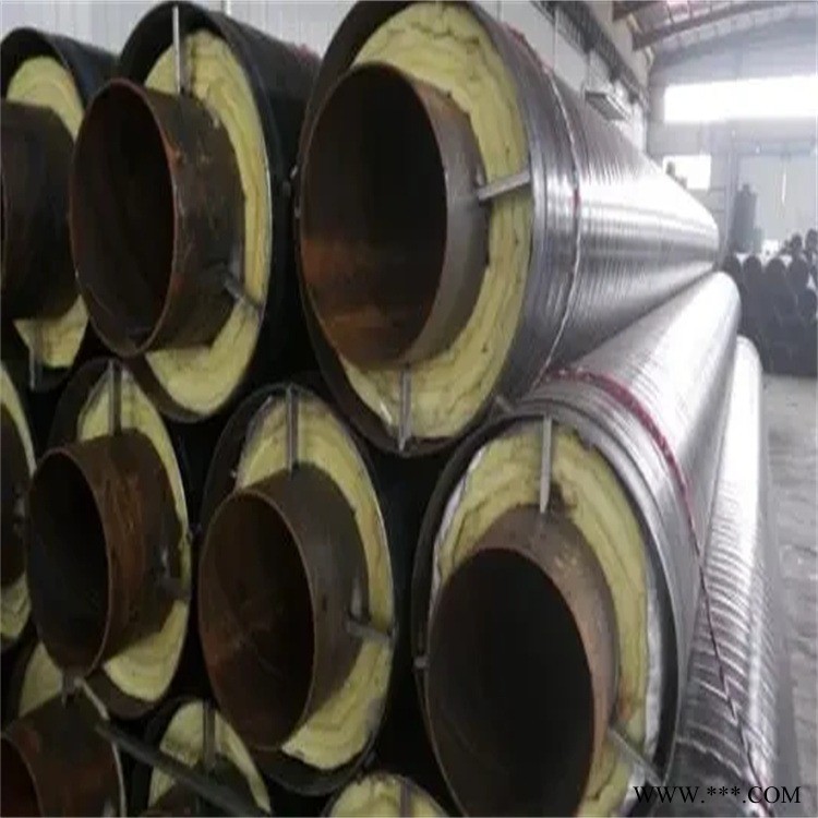 钢套钢蒸汽保温管 直埋蒸汽钢套钢保温管 塑套钢直埋保温管 蒸汽管道钢套钢预制保温管图1