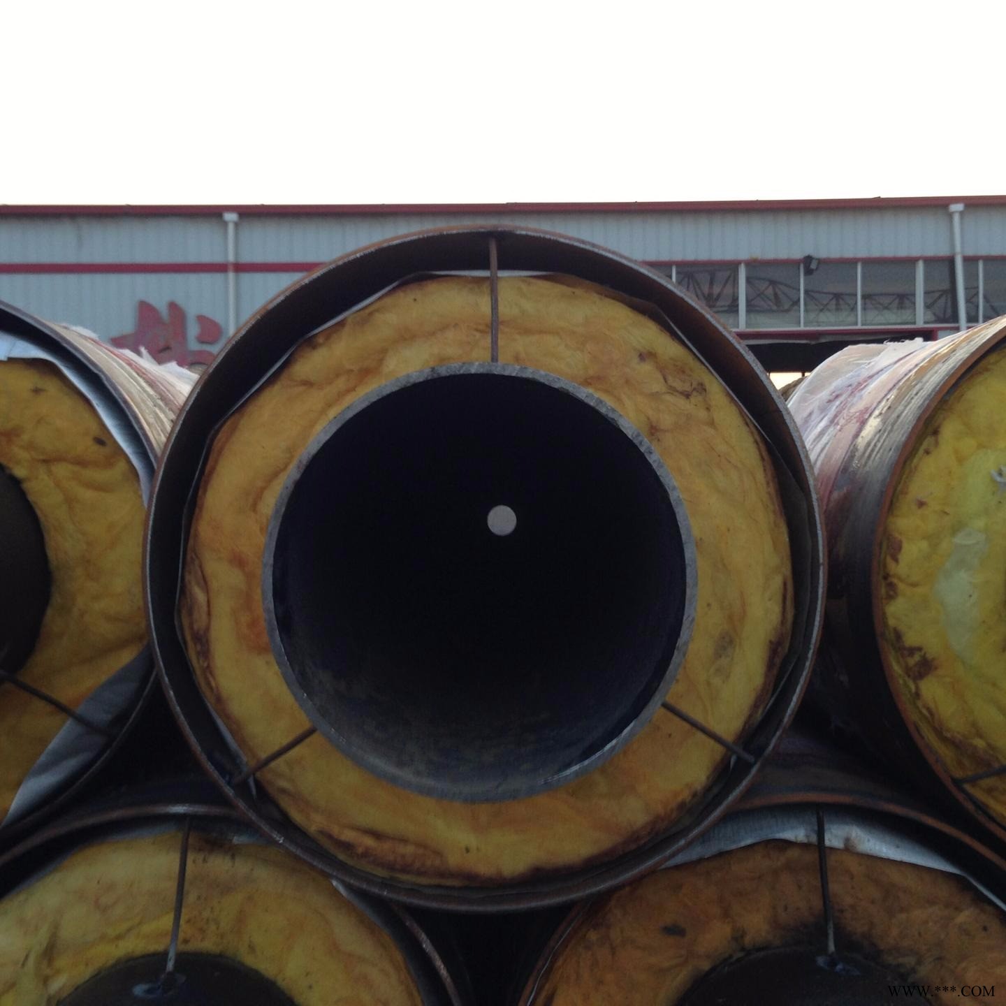 河北亿健 直销 钢套钢保温管价格,钢套钢保温管出厂价格,钢套钢保温管厂家报价 预制钢套钢保温管图1