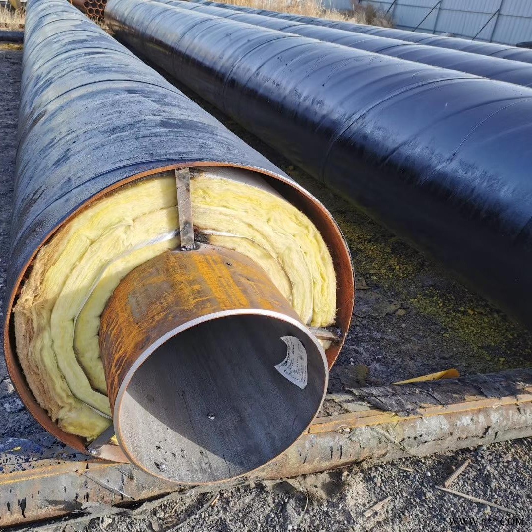 源头厂家 聚鸿制造 720 钢套钢蒸汽管道 钢套钢蒸汽保温管 蒸汽钢套钢预制直埋保温管 出厂价格图1