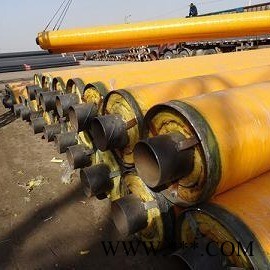 河北亿健 耐高温蒸汽钢套钢保温管 玻璃棉蒸汽钢套钢保温管 钢套钢保温管道 预制钢套钢保温管图1