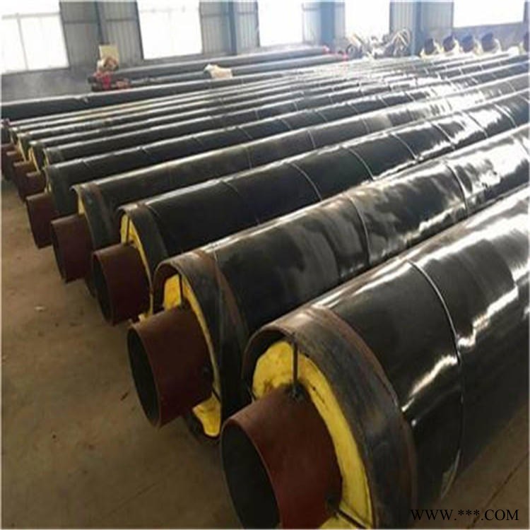 源头厂家 聚鸿制造 159  蒸汽钢套钢预制直埋保温管  钢套钢直埋蒸汽管道  钢套钢直埋蒸汽管图1