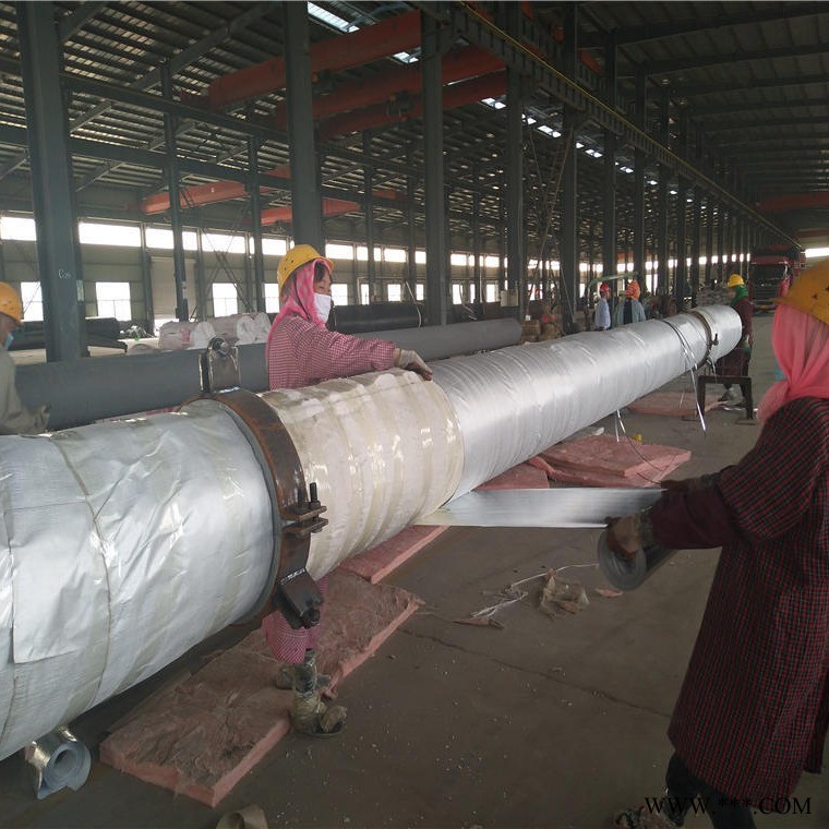 厂家定制 塑套钢供热聚氨酯发泡保温管 流体管道地埋钢套钢蒸汽保温钢管 预制直埋钢套钢保温管 价格合理旭宇钢管厂家直销图1