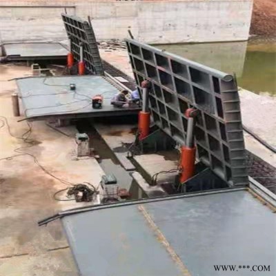 湖南直销钢坝 液压钢坝 地轴旋转钢坝 液压合页坝 曲臂钢坝 质量保证
