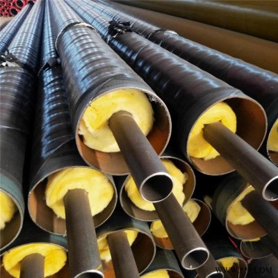 钢套钢保温蒸汽钢管 预制钢套钢预制保温管 钢套钢直埋蒸汽地埋管道 恒诚 供应定做