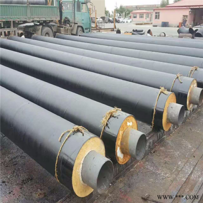 志光管道批发定制钢套钢预埋蒸汽保温钢管 预制直埋钢套钢保温管 高温蒸汽管道钢套钢保温钢管