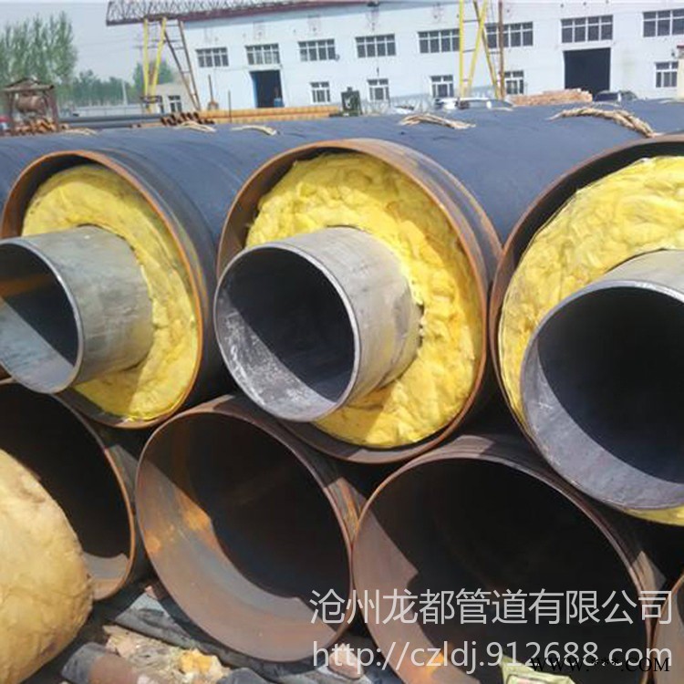 龙都管道 供应 蒸汽管道钢套钢预制保温管 钢套钢直埋蒸汽管 预制直埋钢套钢蒸汽保温管 技术精 工期短图1