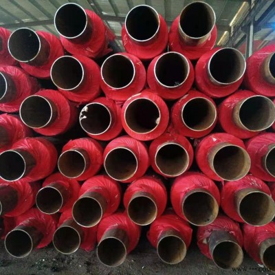 钢套钢直埋管道 钢套钢直埋蒸汽保温管 预制钢套钢直埋蒸汽保温管 生产厂家