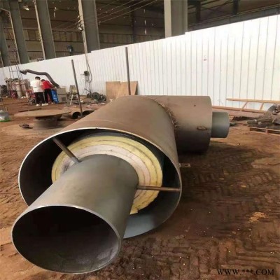 钢套钢保温蒸汽钢管 直埋预制钢套钢保温管道 供暖钢套钢直埋保温管 恒诚 送货上门