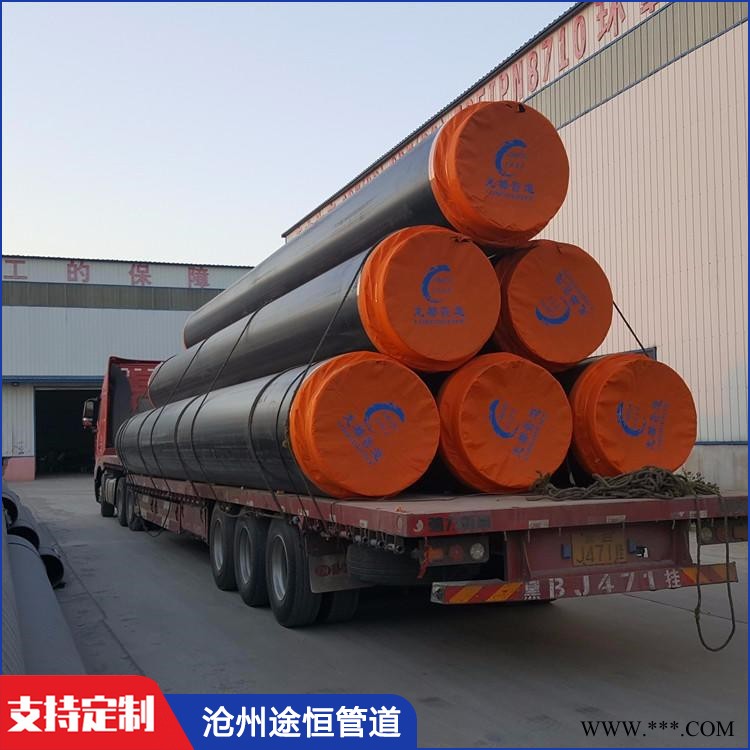钢套钢保温钢管 途恒 钢套钢保温管 拉萨 钢套钢蒸汽保温管图1