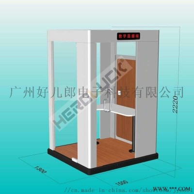 采用钢化玻璃+钢材构造的朗读亭机箱多少钱