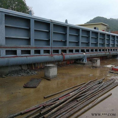 双驱动液压钢坝 液压翻板钢坝闸门 液压钢坝厂家 崇鹏生产40米×2m液压坝成本价