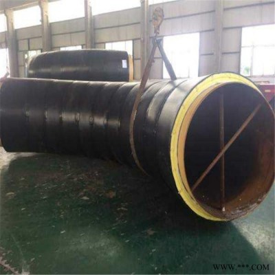 岩棉钢套钢保温钢管 管中管发泡保温钢管 浩钢 钢套钢蒸汽埋地保温钢管 常年出售