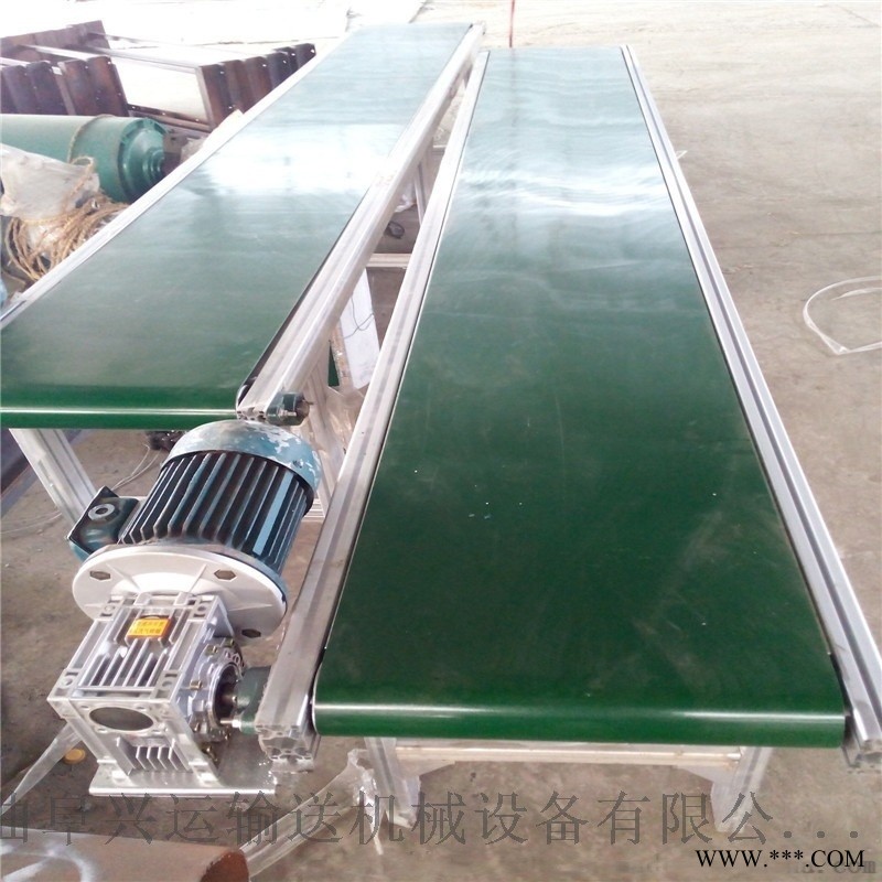 爬坡送料机价格 轻质铝型材输送机 六九重工不锈钢输图1