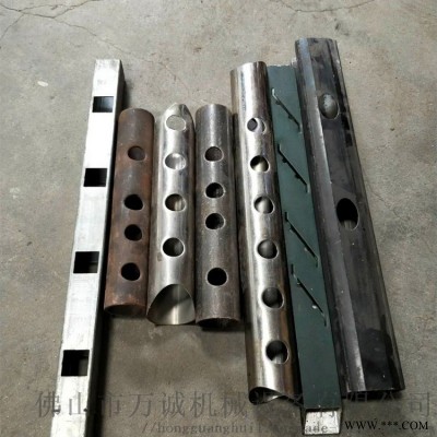 万诚机械液压不锈钢冲孔机管材打孔机鞋架冲孔设备