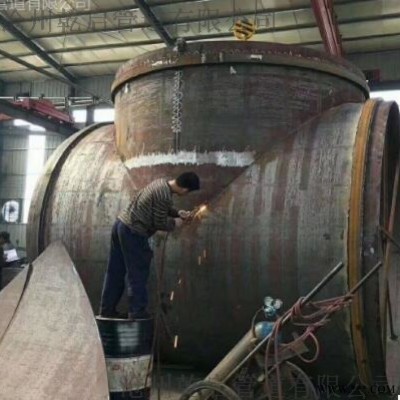 大口径对焊管件 吸水喇叭口 栅栏三通 材质Q235B 直径Φ426-6000 沧州乾启钢板对焊管件厂家