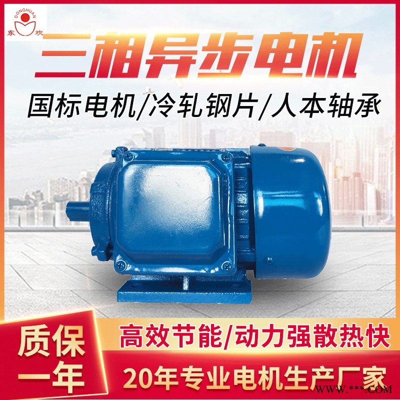 厂家三相异步电动机 2极4KW机械设备卧式交流台州电机ye2 112M-2图1