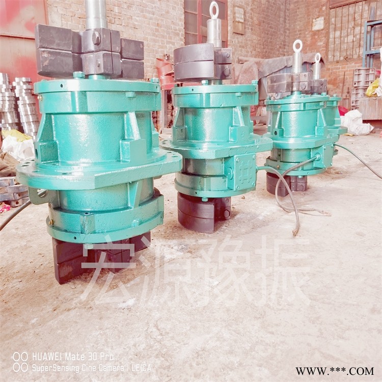 YZCB10-6侧板振动电机0.75KW振动器安装尺寸图1