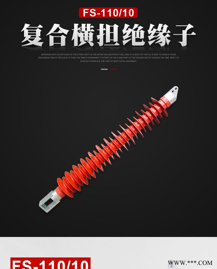 绝缘子线路横担式(FS-35/5)图1