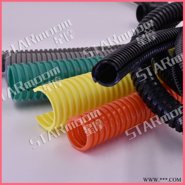 星摩AD41.9双开口型尼龙双壁软管阻燃波纹管图1