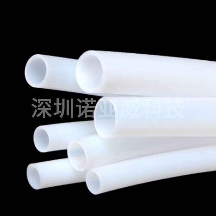 厂家批发耐高温耐206度高压四氟管 乳白色ptfe直管 聚四氟乙烯咖啡机蒸汽管图1