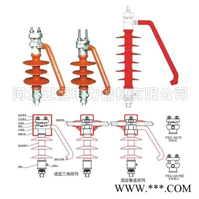 厂家加工定制FEG-12/5复合防雷（针式）支柱绝缘子