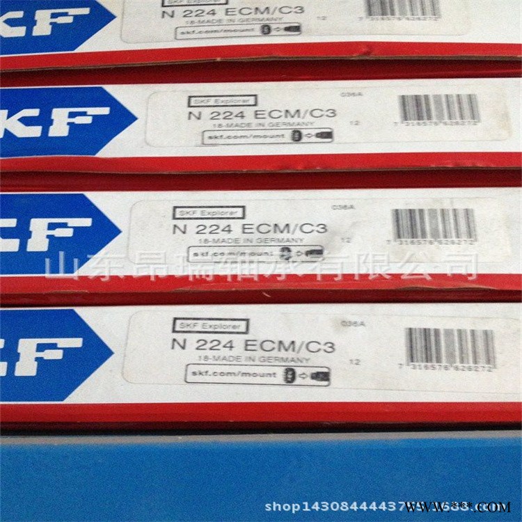 SKF进口N224ECM/C3  圆柱滚子轴承  NU224ECM图1