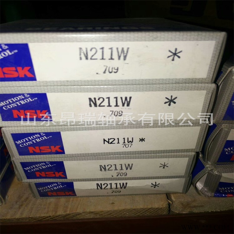 日本NSK 原装 N211W 进口圆柱滚子轴承  NU211W图1