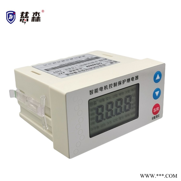 慈森CIS1001MB化工泵磁力泵空转保护器 空载保护器显示三相电流值图1