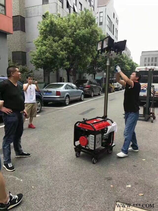 3KW移动式汽油发电机灯塔图1