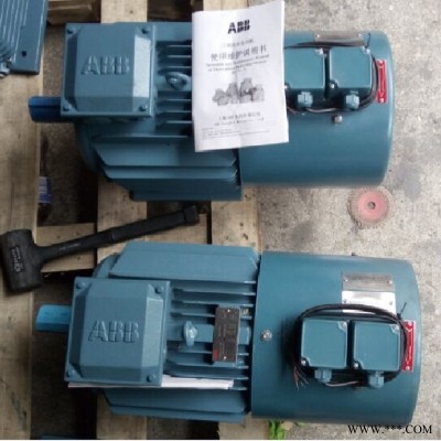 ABB电机QABP100L4B三相异步变频调速电动机IC416变频带独立风扇可加编码器制动器刹车