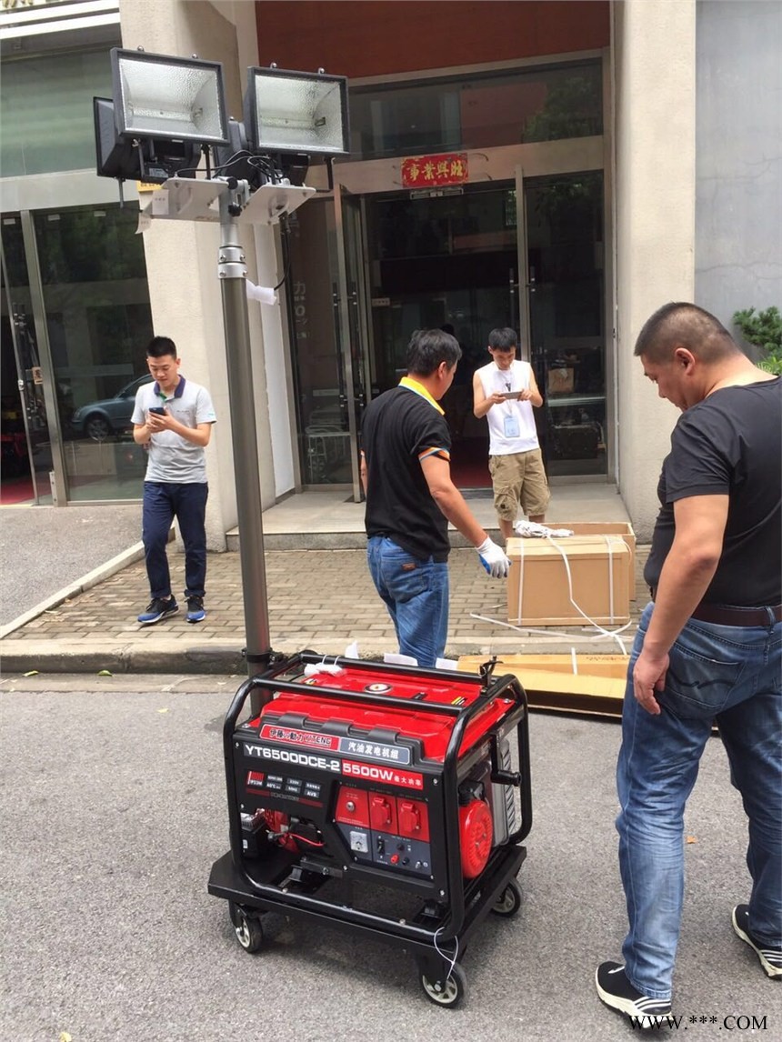 5KW汽油发电机带照明灯塔图1