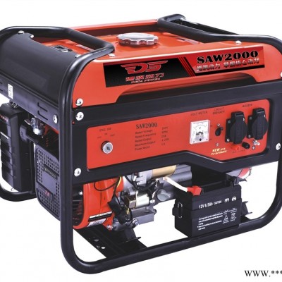 厂家直销便携式超静音2KW汽油发电机220V2千瓦发电机组2000w
