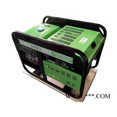 闪威10KW汽油发电机SW10KWQY移动式便携发电机