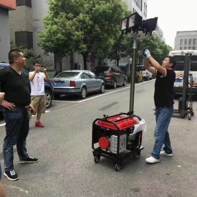 2千瓦汽油发电机带照明灯塔