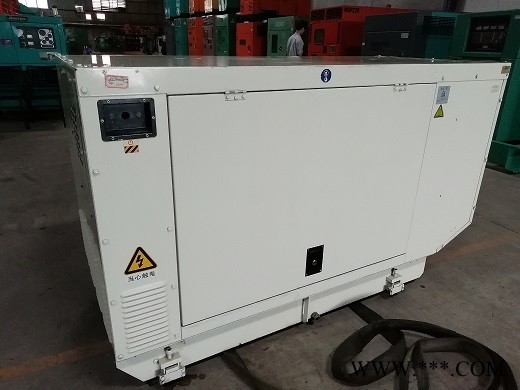 二手柴油发电机16KW三菱防音箱现货出售图1