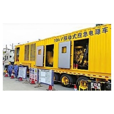 中卫大型静音柴油发电机出租+应急演出150KW发电车租赁