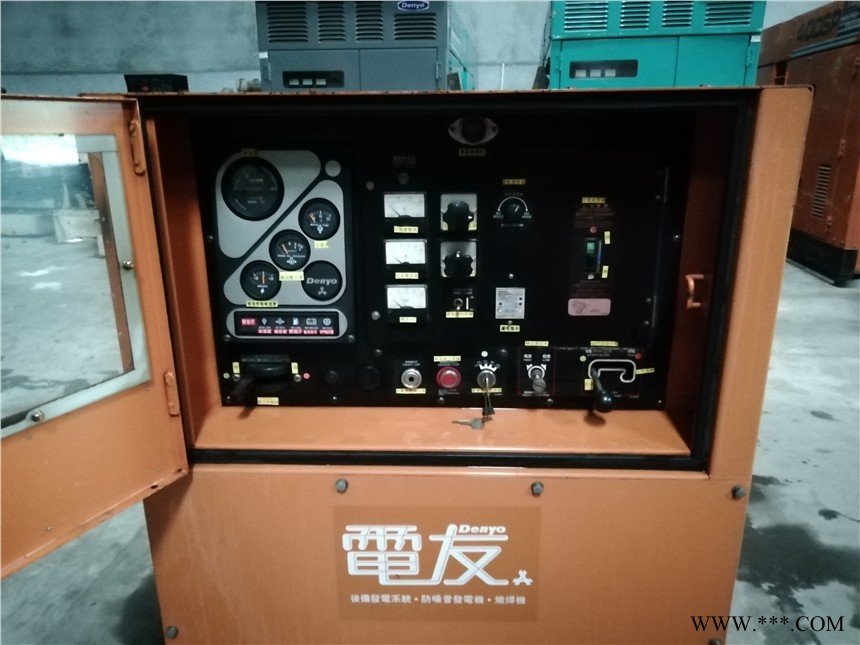 50KW电友五十铃防音箱二手柴油发电机现货出售图1