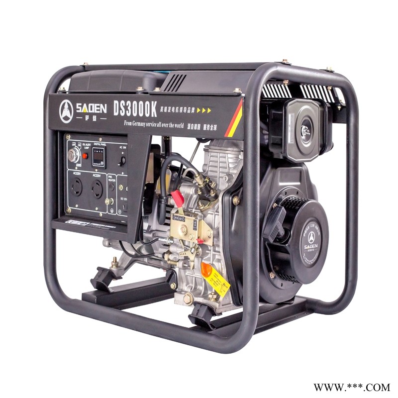 萨登3KW小型柴油发电机3千瓦柴油发电机价格图1