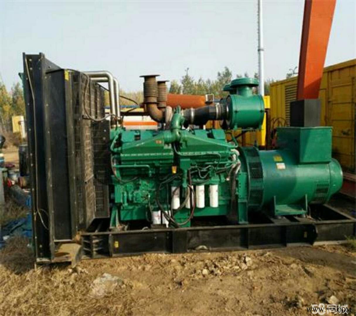 泰安发电机租赁，进口机组省油耐用图1