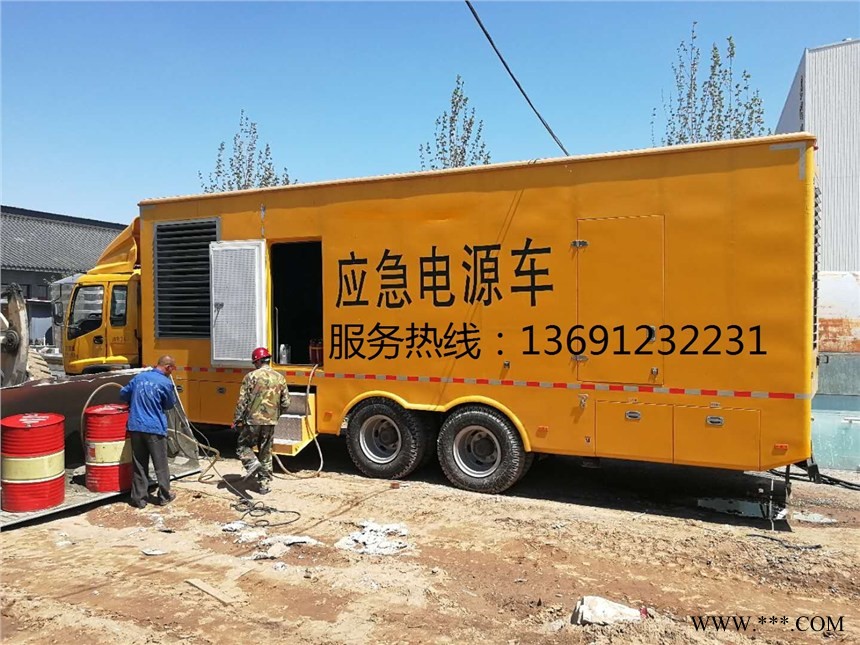 建国门发电机出租 东直门应急静音发电车租赁图1