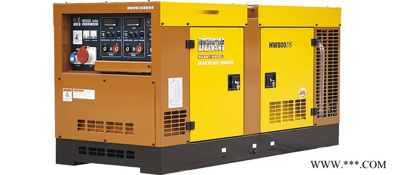 日本电王北京工厂出品HW800DS柴油双把半自动发电电焊机，发电焊机，引擎驱动焊机。图1