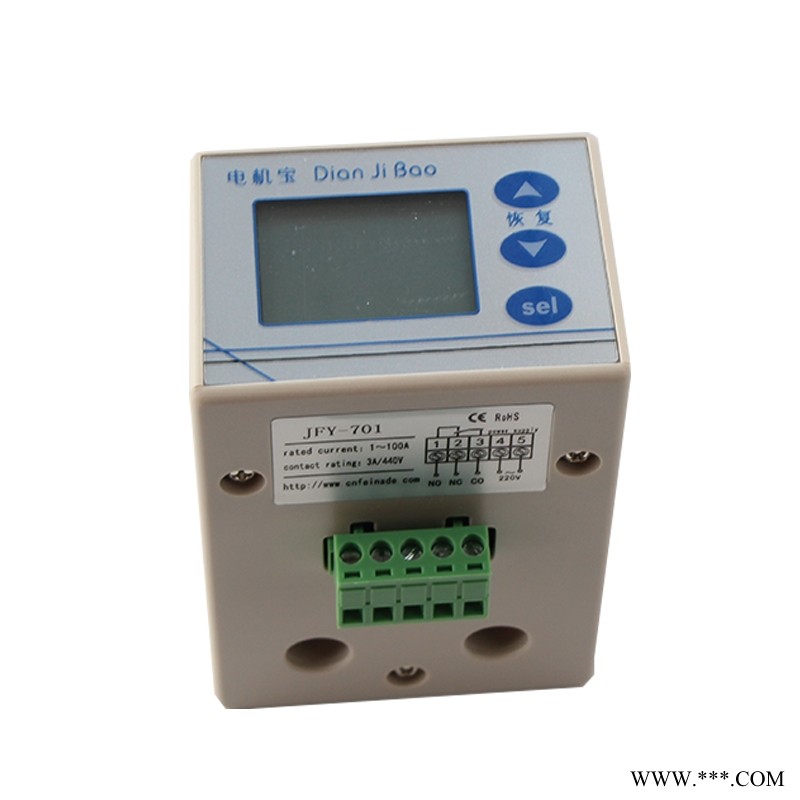自动扶梯马达保护器 卷筒机缺相保护器 卷筒机糖果机电压保护飞纳得C10Z维护与保养图1