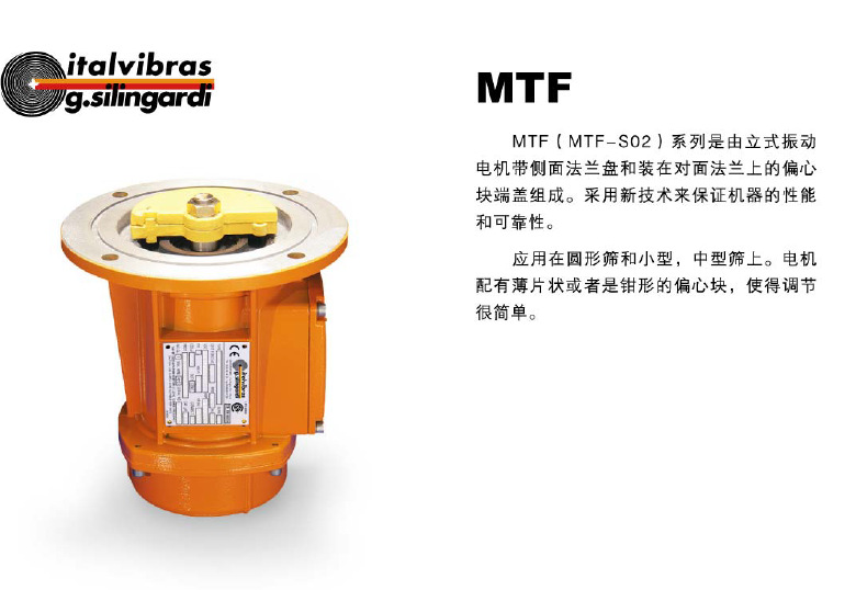 意大利振动电机，ITALVIBRAS立式振动电机  MTF 3/800-S02-LAM示例图1