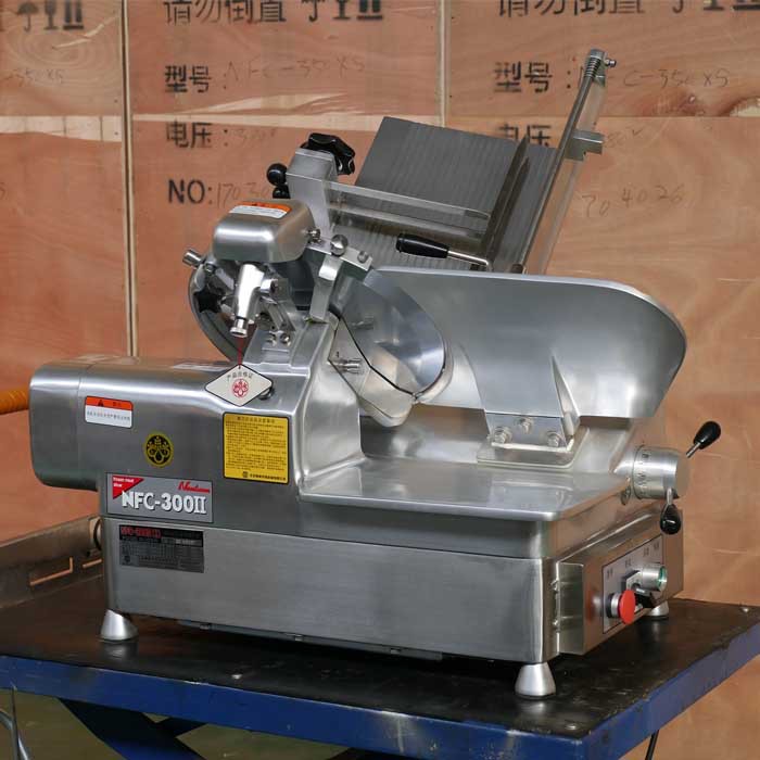 南常切片机 南常NFC-300双电机全自动刨肉机 13寸台式肥牛刨卷机示例图13
