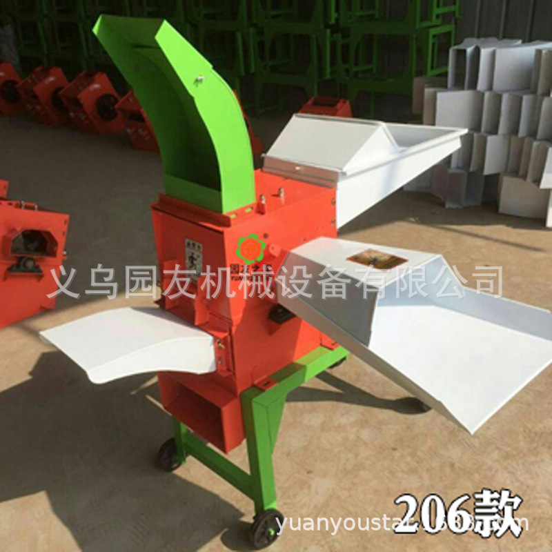 玉米秸秆铡草机220V两相电机粉碎揉丝机干湿两用多功能切草粉碎机示例图8