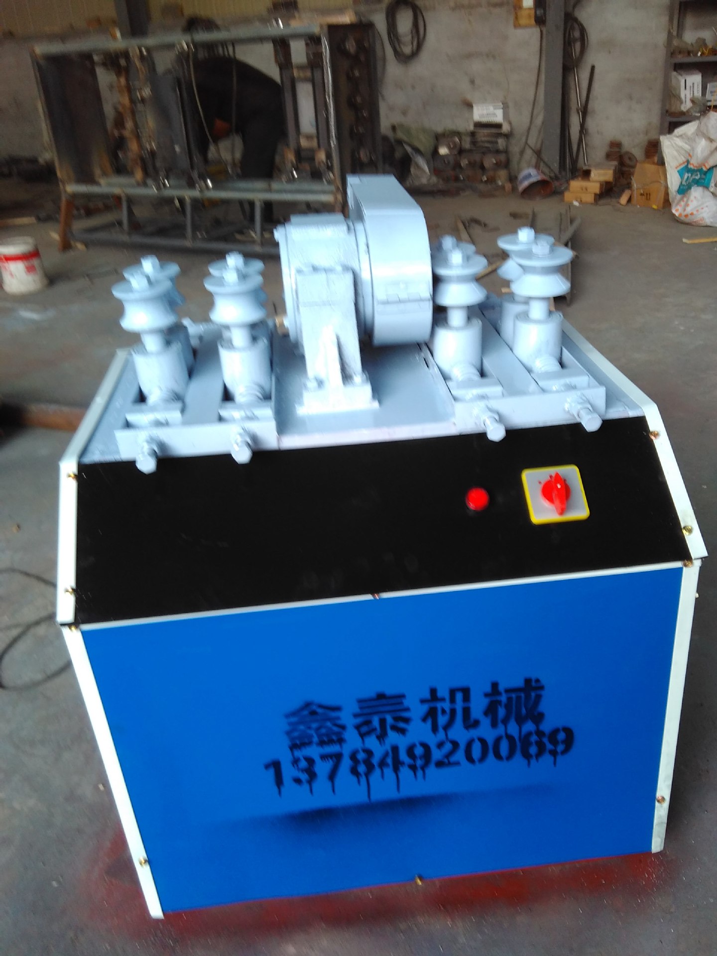 出口BC-120型圆棒机   锹把圆棒机型号、电机功率示例图7