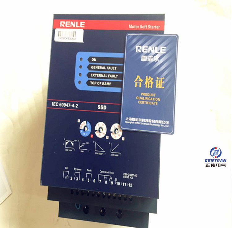 雷诺尔软启动器SSD-250 250KW通用智能电机软启起器示例图18