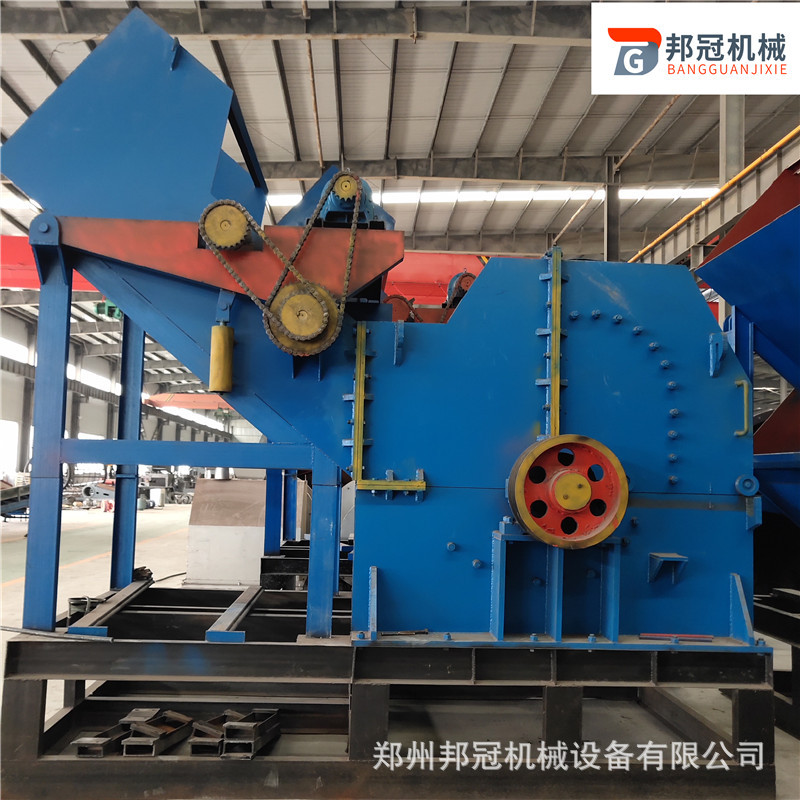 大型废钢金属破碎机厂家 电机转子破碎机 大型油漆桶破碎处理机示例图10