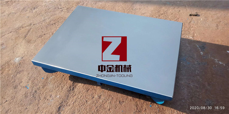 中金机械2米X6米电机底座加工