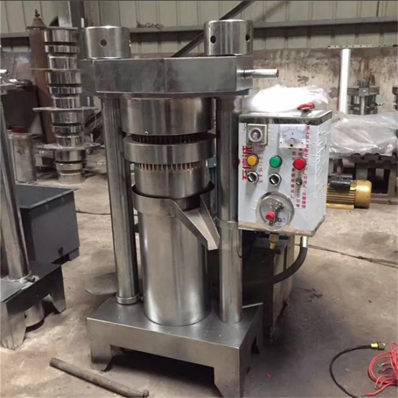卧式电机液压榨油机 香油机报价 家用大豆榨油机械 新型榨油机大型